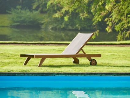 Lettino prendisole Kate di Traditional teak