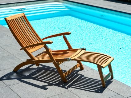 Sdraio in teak Alexandra di Traditional Teak