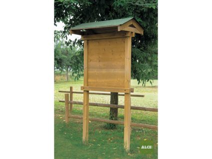 Bacheca in legno di Alce