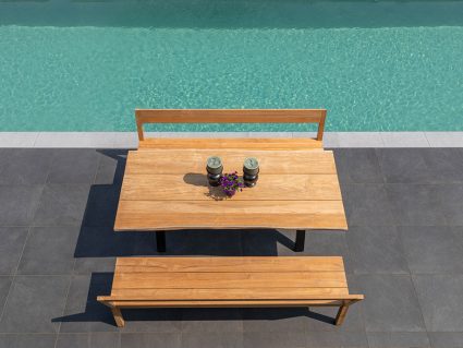 panca in teak Neo di Traditional Teak